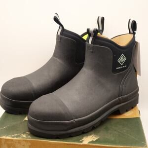 NEW MUCK Men's 9 Steel Toe  Chore Classic  Chelsea Boots Black